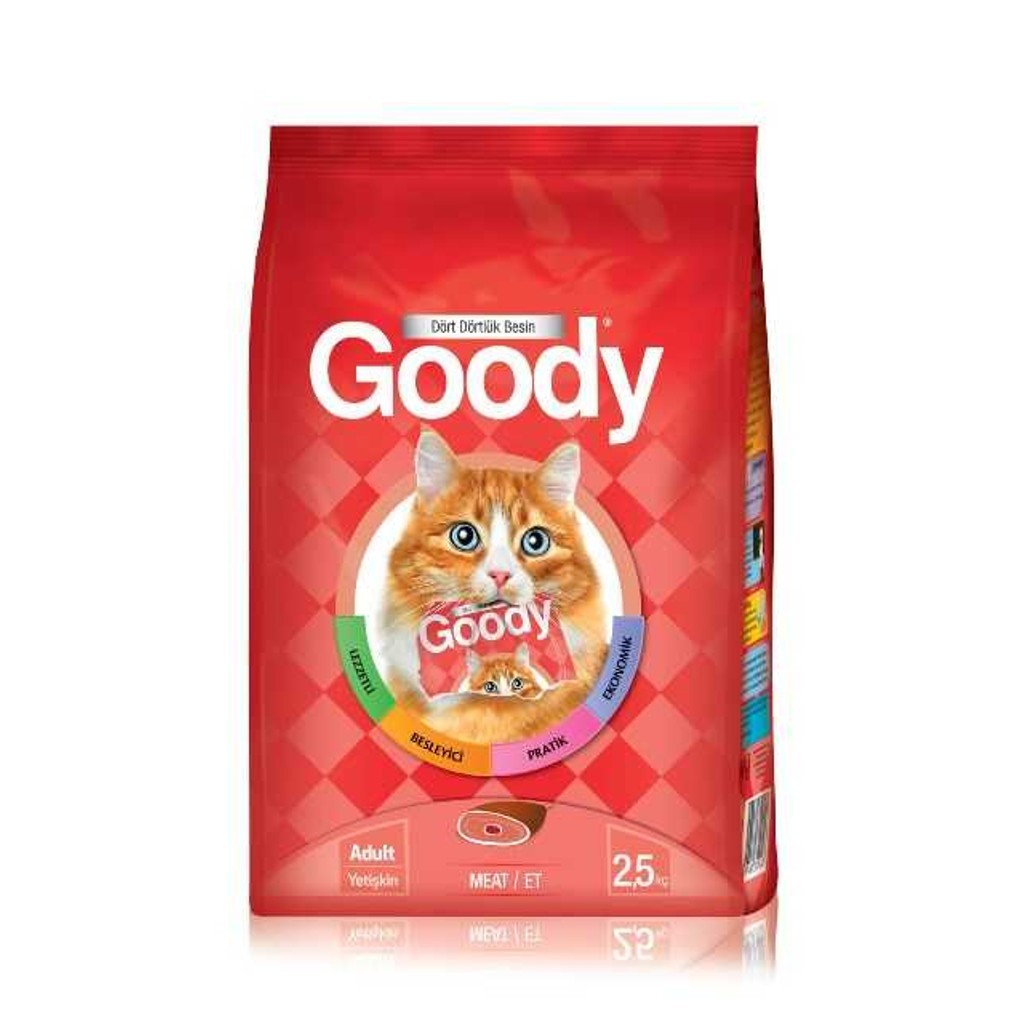 Goody Meat Etli Kedi Maması 2,5 kg
