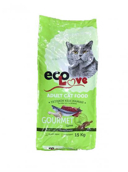 EcoLove Multicolor Gourmet Kedi Maması 15kg