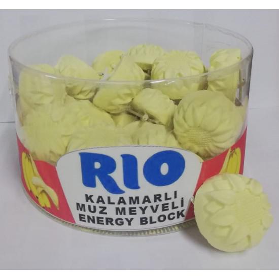 Rio Kalamarlı Muz Meyvelı Energy Block pakette 30 adet