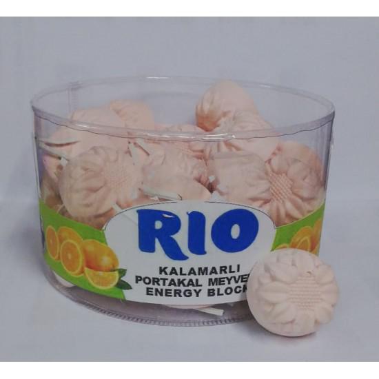 Rio Kalamarlı Portakallı Meyvelı Energy Block pakette 30 adet